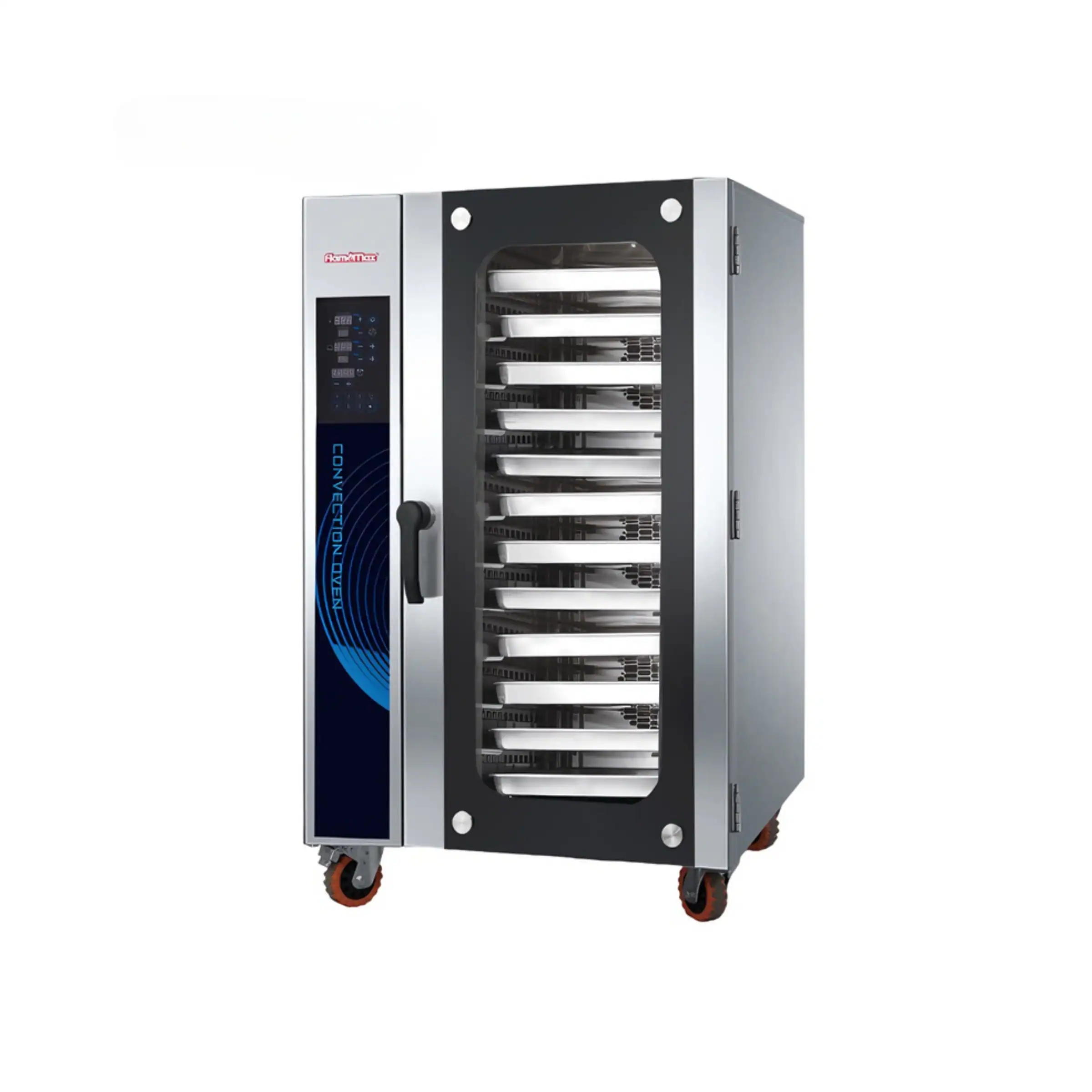 GLEAN 12-tray convection oven with digital controls and a rear fan