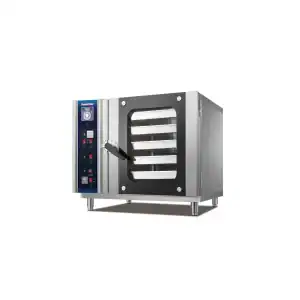 5-Tray Convection Oven HEA-5 with side blower and manual control panel for small commercial bakeries and cafes
