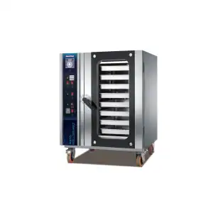 8-Tray Convection Oven HEA-8 with side blower and manual control panel for mid-volume bakeries and hotel kitchens