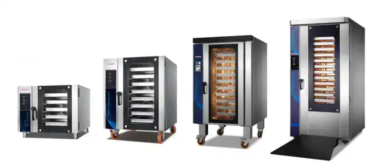 GLEAN commercial convection ovens in four representative sizes