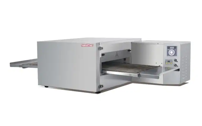 Manual impingement conveyor pizza oven, HPW series, 13, 19 and 33-inch, electric and gas, from GLEAN