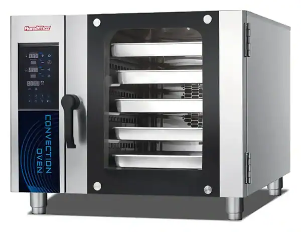 GLEAN 5-tray convection oven with digital controls, rear fan